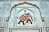 Elephant Painting at Galtaji Temple Jaipur